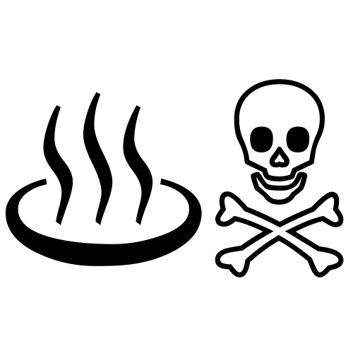♨☠ Emoji Domain black and white Symbola rendering